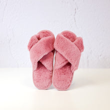 Luxe Fluffy Slippers Pink