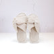 Luxe Fluffy Slippers Beige - Olive and Fig Hampers and Flowers