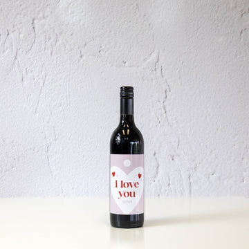 'I LOVE YOU' Red Wine