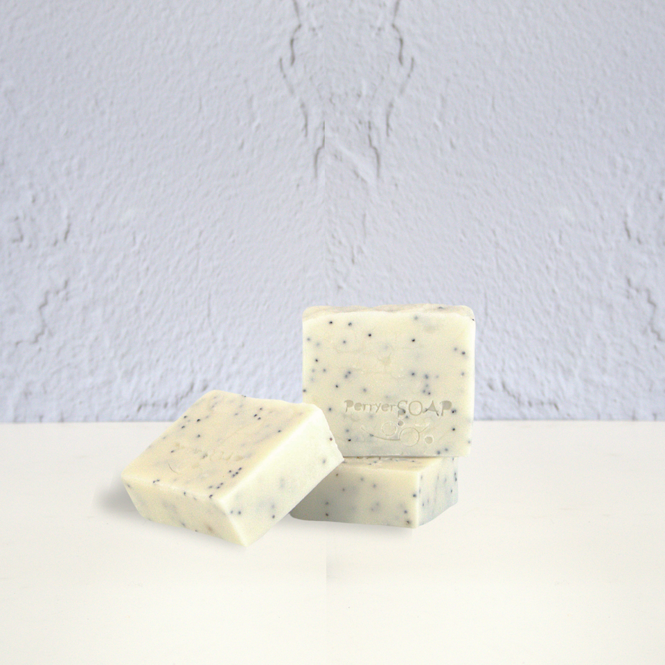 Rose Geranium & Poppy Seed Soap